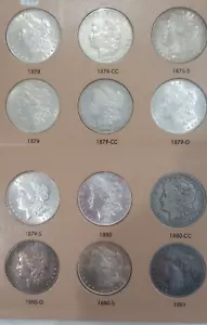 The COMPLETE 95 Coin Morgan Silver Dollar Set-All Key Dates except 1895 - Picture 1 of 24