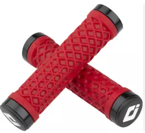 RED ODI VANS LOCK ON BONUS PACK CAP W/PLUGS BMX MTB GRIP BICYCLE - Picture 1 of 1