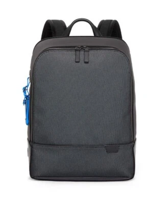 NEW Tumi HARRISON WILLIAM 15.4” Laptop Backpack - REFLECTIVE IRON & BLUE - Image 1 of 4