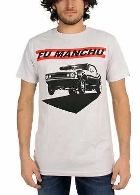 Authentic FU MANCHU Muscle Slim-Fit Stoner Rock T-Shirt Silver S-XL NEW - Image 1 of 2