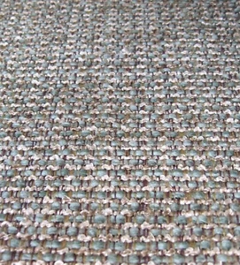 casa de muñecas casa de muñecas miniatura ALFOMBRA TEJIDA ACENTO AZUL VERDE TWEED TEJIDO  - Imagen 1 de 2