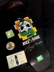 SIGNED Tony Hawk Mike Mcgill JUMBO SIZE Skateboard Deck Everybody Skates 40 Inch - Picture 1 of 12