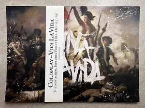 Coldplay Viva La Vida Set Of 4 Official Promo Postcards - Picture 1 of 2
