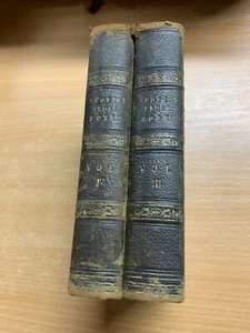 1834 SIR WALTER SCOTT "BIOGRAPHICAL MEMOIRS" VOLS 1 & 2 ANTIQUE BOOKS (P5) - Picture 1 of 20