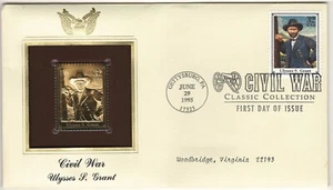 Postal Commemorative Society 22k Gold First Day "32cent's Civil War Collection" - Picture 1 of 8