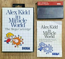 Alex Kidd In Miracle World - SEGA Master System 🎮 Complete w/ Manual PAL CIB