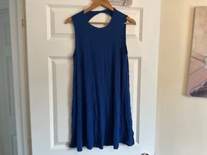GAP LADIES BLUE TUNIC VEST TOP SIZE L LARGE - Picture 1 of 3