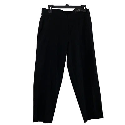 Rafaella Pants Womens Medium Black Comfort Cropped Slacks Lightweight Pockets - Изображение 1 из 4