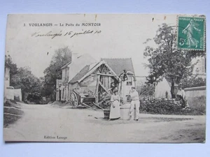 04I1 CPA . TARJETA POSTAL - RARA - VOULANGIS - EL POZO DEL MONTOIR - Imagen 1 de 2
