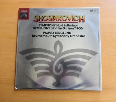 SLS 5177 Shostakovich Symphony no. 6 & 11 Paavo Berglund NM 2LP EMI 1st - Image 1 of 4