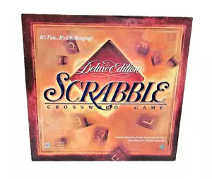 Scrabble - Gioco Cruciverba Giradischi Deluxe 1999 100% COMPLETO IN SCATOLA con Timer - Foto 1 di 5