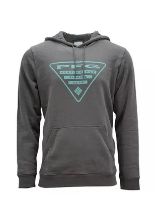 Columbia PFG Mens Hoodie Grey - Image 1 of 4
