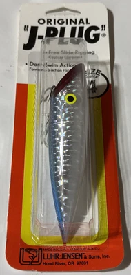 Luhr -Jenson J-Plug "The Original" #4 Silver Prism Lite / Blue Scale Foto 1 de 3