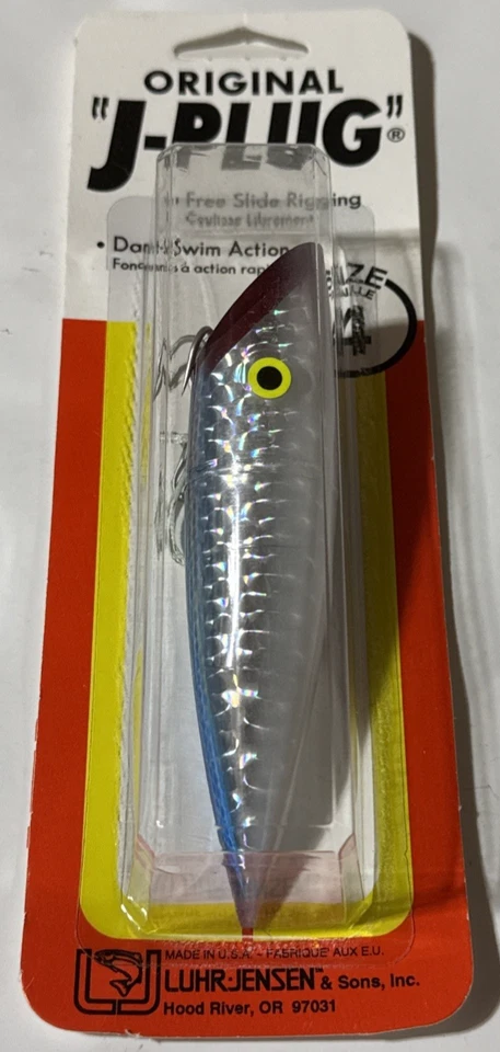 Luhr -Jenson J-Plug "The Original" #4 Silver Prism Lite / Blue Scale Foto 1 de 3