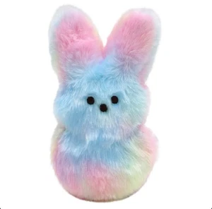 2025 Easter Rainbow PEEPS 6” Marshmallow Scented Bunny Plush - Picture 1 of 8