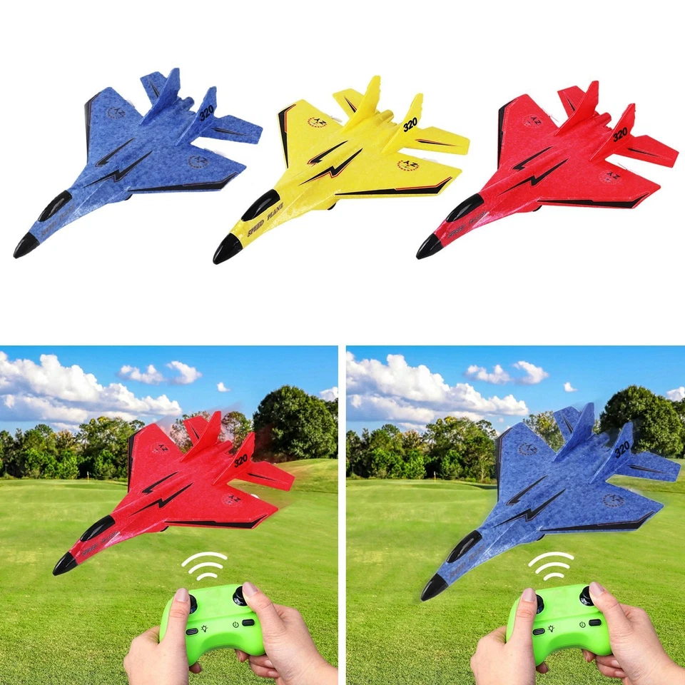 2 CH RC Aereo Hobby RC Aliante Regalo Leggero Giocattoli di Volo All'aperto - Immagine 1 di 1