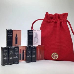 ¡Juego de muestra de labios de 7 piezas Giorgio Armani! Maestro + Power + Prisma Glass - Todo Nuevo en Caja + BOLSA - Imagen 1 de 5