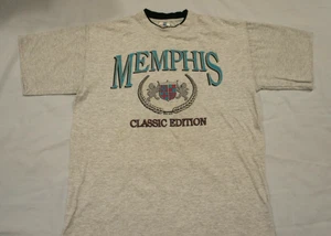 90's USA Made Single Stitch Memphis Classic Edition Graphic Double Shirt Men's L - Bild 1 von 9