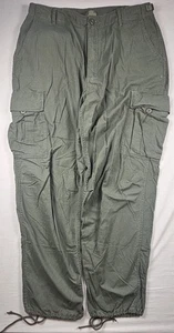 ROTHCO OLIVE DRAB Vintage 100% Rip-Stop BDU Fatigue Pants Size Large - Picture 1 of 8