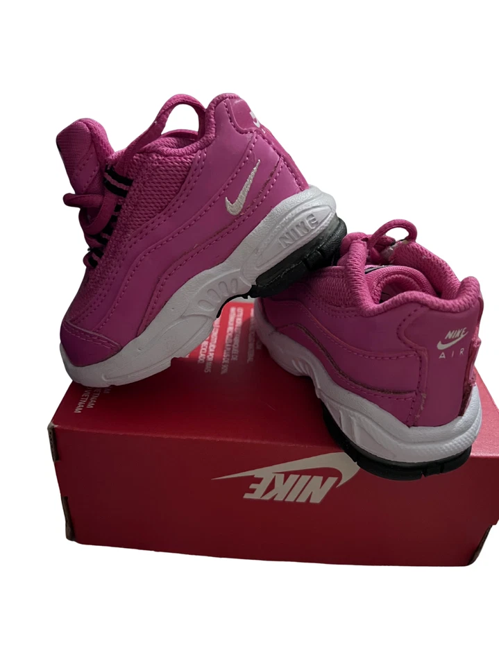 Nike Air Mission Zapatos Niña Rosa talla 3C EE. UU. 2,5 UK 18,5 UK 9 cm ¡Nuevos nunca usados! Foto 1 de 4