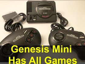 U26143 Sega Genesis Mini System ALL GENESIS GAMES   Authentic G2U