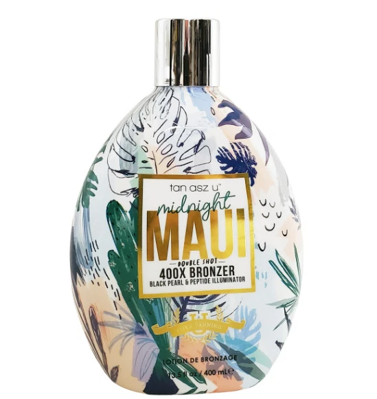Tan Asz U Midnight Maui Double Shot 400X Bronzer Tanning Lotion - 13.5 oz - image 1 of 1