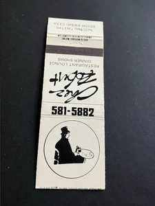 Vintage Oregon Matchbook “Reed Opera House - Chez Robut” Salem - Picture 1 of 2