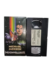 Michael Jackson - Moonwalker (VHS, 1989) Vintage 94 Minutes CBS Video Cassette - Picture 1 of 2