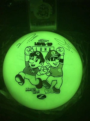 NEW SIGNED Paul McBeth and Anthony Barela Glo Level Up Luna  - Image 1 of 2