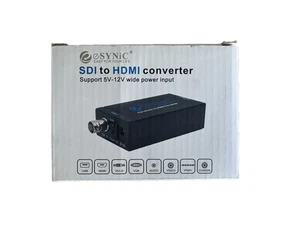 eSynic SDI zu HDMI Konverter – SD/HD/3G-SDI auf HDMI Adapter 5-12V - Bild 1 von 2