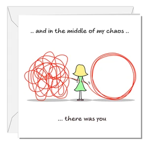 Freundschaftskarte Freund Unterstützung Wertschätzung Hilfe Traurigkeit Beileid Ehemann Frau - Bild 1 von 10