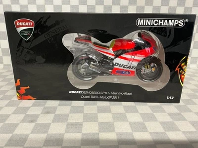 1/12 MINICHAMPS 122 112046  ROSSI DUCATI DESMOSEDICI GP 11.2 MOTO GP 2011 - Image 1 of 4