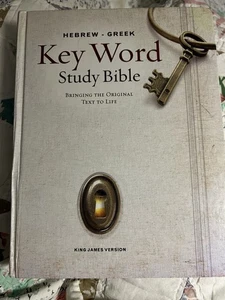 Hebrew-Greek Key Word Study Bible : King James Version, Wider Margins, Hardco... - Picture 1 of 9