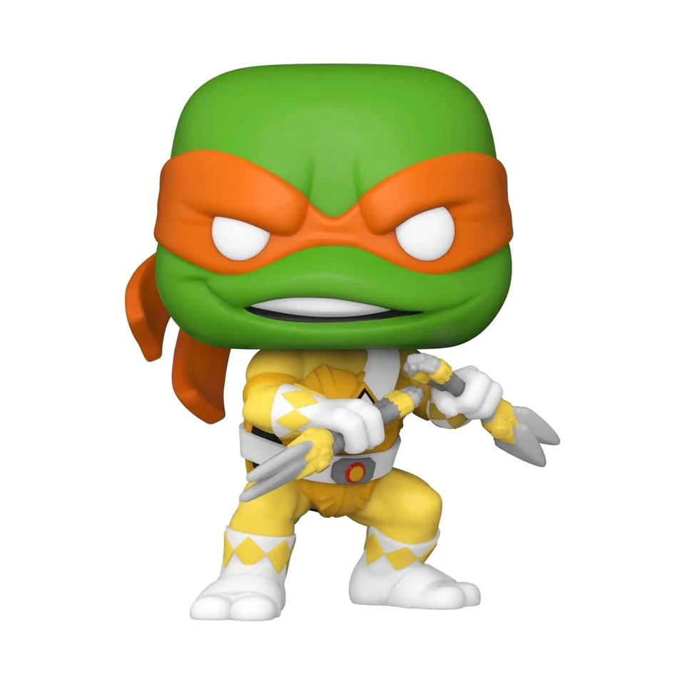 Figura Vinilo Retro Toys Mikey como Yellow Ranger Funko POP TMNT Exclusiva Foto 1 de 1