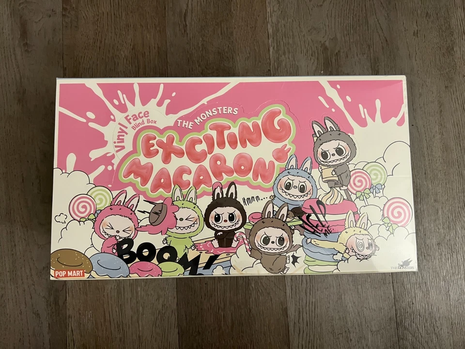 AUTÉNTICO POP MART LABUBU The Monsters Exciting Macaron - Caja Completa - VENDEDOR DE EE. UU. Foto 1 de 4
