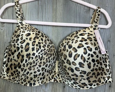 Sujetador Cacique con aros forrado Rose Boost talla 46D estampado de leopardo Foto 1 de 4