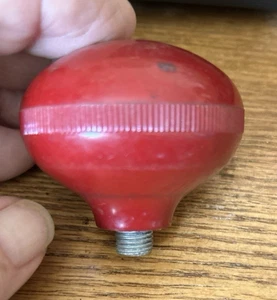 De colección Perilla de Cambio Roja Harley Indian Old Skool Panhead Camión Cabeza Plana Hot Rod Automático - Imagen 1 de 6