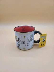 Peanuts New 2025 Snoopy & Gang 21oz Coffee Mug Red, Black And White - Picture 1 of 12