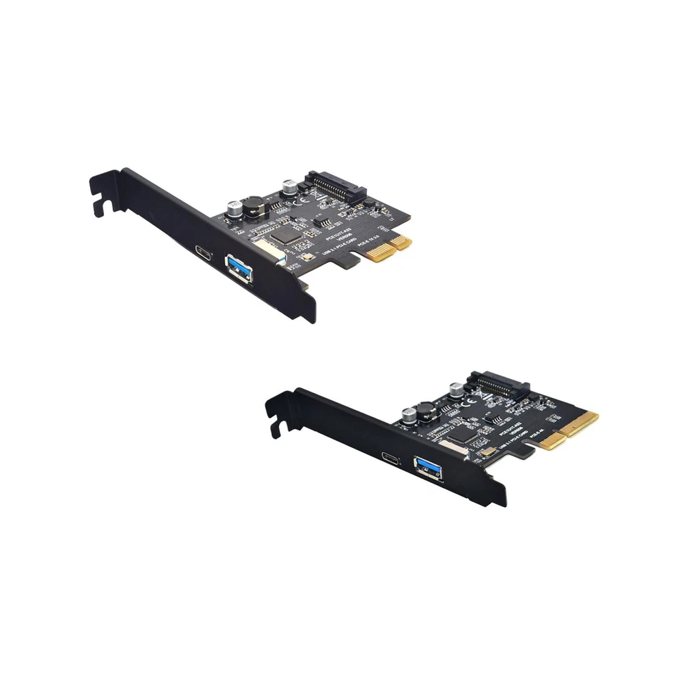 Pci-e to USB 3.1 Gen2 10 Gbps USB A + USB C Expansion Card Replacement - Image 1 of 1
