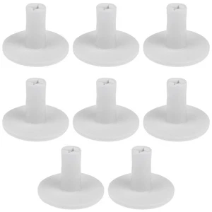  8 pezzi supporto maglietta golf bianco: tappetini gamma supporto gomma 38 mm - fornitura allenamento golf - Foto 1 di 12