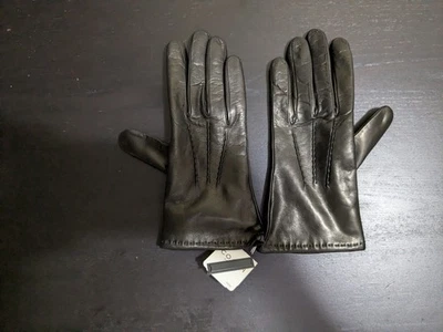 Coach Women Leather Gloves Cashmere Lined Vintage Sz 7  Pls Read Description New - Image 1 of 4