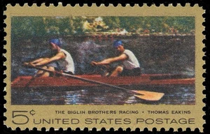 Scott 1335, the 1967 5¢ Thomas Eakins Issue - Mint, Never Hinged - Picture 1 of 1