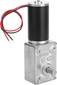 Motore Elettrico Riduttore a Vite Senza Fine Reversibile Reversibile Da 12 V Con - Foto 1 di 12