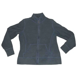 LL Bean Jacke Damen Medium Petite Blue Full Zip Light Weight Outdoor Layer - Bild 1 von 8