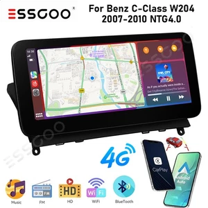 Carplay Car Stereo Radio Android14 For Mercedes Benz C-Class W204 S204 2007-2010 - Picture 1 of 18
