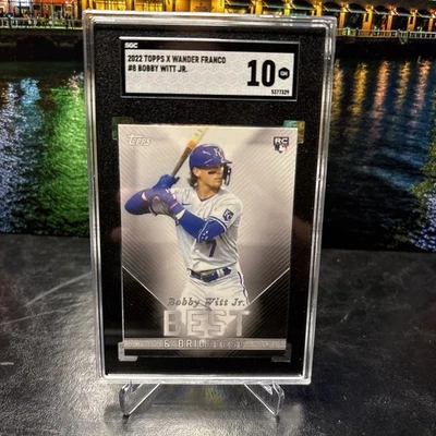 SGC 10 Gem! 2022 Topps X Wander Franco - Best & Brightest Bobby Witt Jr. (RC) KC - Image 1 of 2