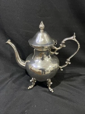 Silver Plated Tea Coffee Kettle - Imagem 1 de 4