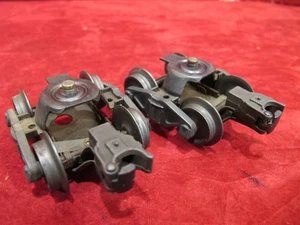 LIONEL POSTWAR MATCHED PAIR bar  END TRUCKS.. - Picture 1 of 9