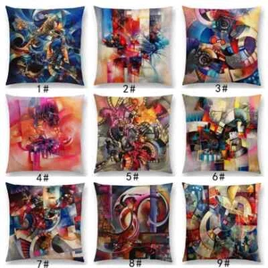 New Abstract Style Emotion Pattern Fantasy Seasons Cushion Cover Pillow Case - Picture 1 of 49