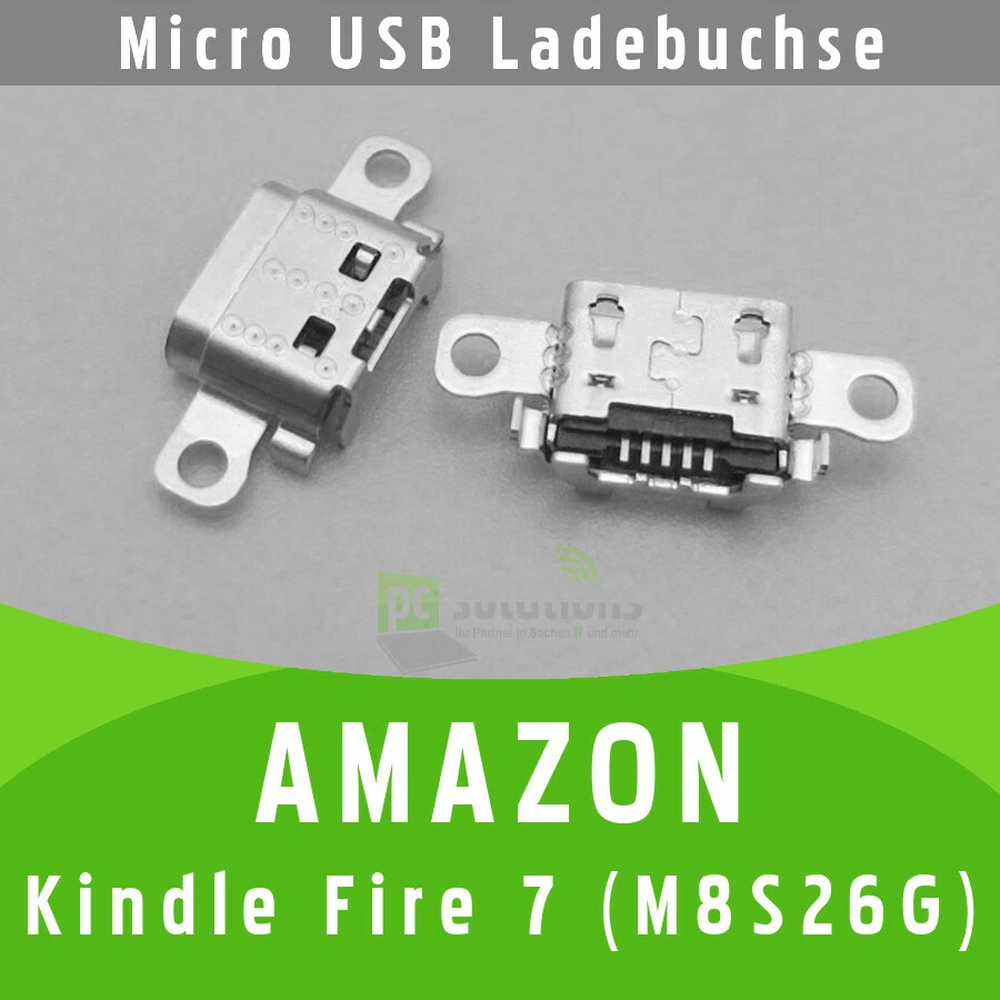 ✅ Amazon KINDLE Fire 7 M8S26G Micro USB DC Hembra Hembra de carga Conector Socket - Imagen 1 de 1
